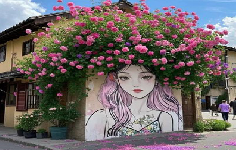 丘北怎么设计网红打卡墙绘