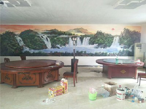 丘北墙绘-写实风景