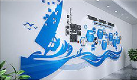 丘北海浪主题文化墙如何设计?