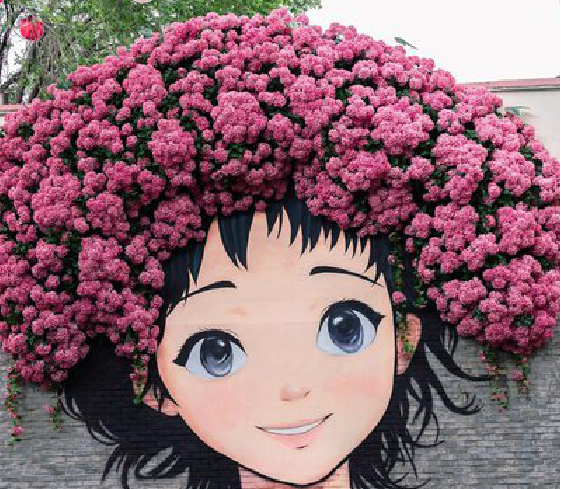 丘北墙体彩绘-网红墙打卡