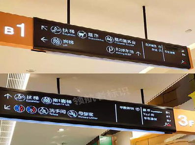 丘北如何通过商场标识牌引导客流分布？